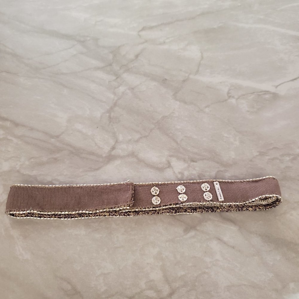 ✨ Stella and Dot Ribbon Fabric Chain Statement Choker Necklace ✨ - Picture 8 of 15